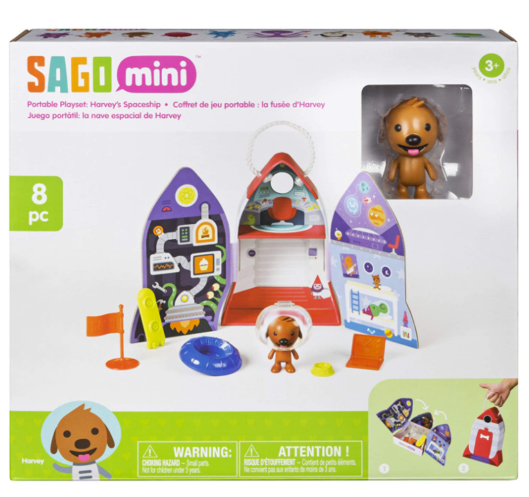 现货 sago mini 农场套装便携玩具汽车飞机消防拖拉机环保硬纸板