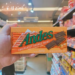 香港代购 美国Andes进口单双薄荷巧克力安迪士夹心巧克力多味