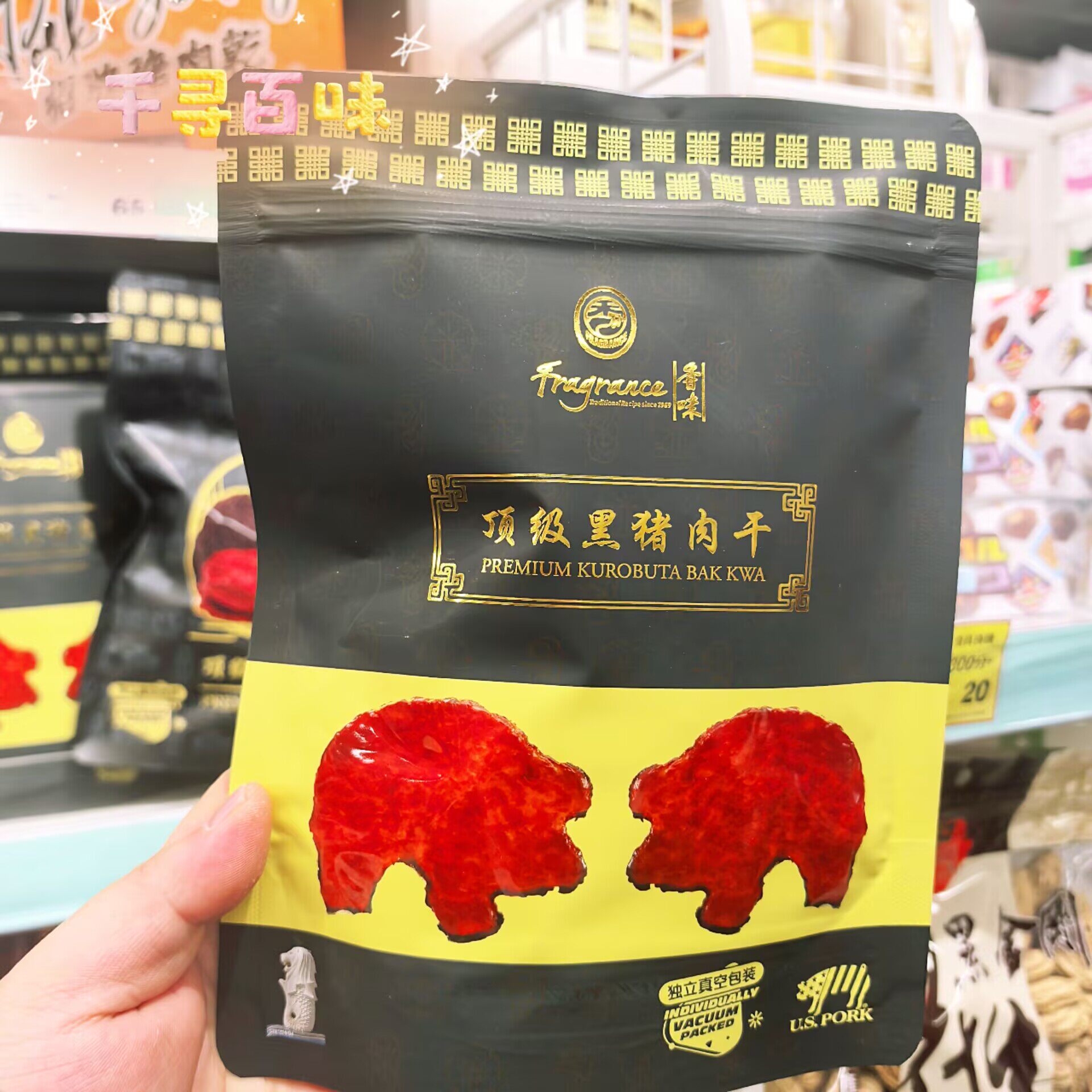 新加坡香味猪肉脯黑松露猪肉干