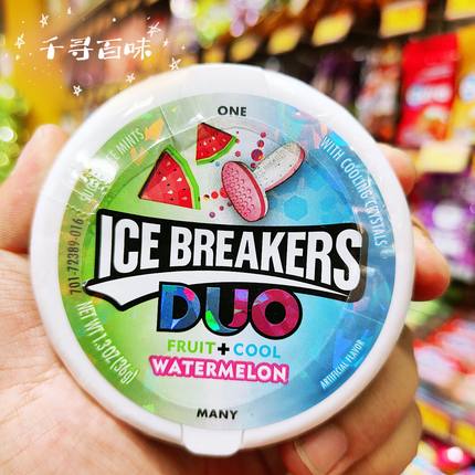 香港代购 美国好时ICEBREAKERS无糖薄荷糖清新口气胃气拒绝尴尬