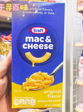香港代购 美国进Kraft口原味奶酪通心粉奶油芝士意面酱