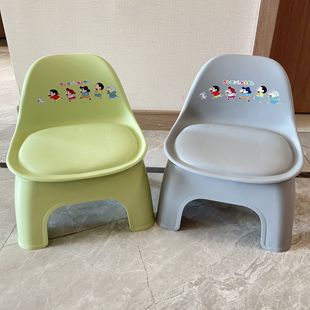 凳子小矮凳靠背家用可爱儿童塑料换鞋凳卫生间浴室洗澡小板凳椅子