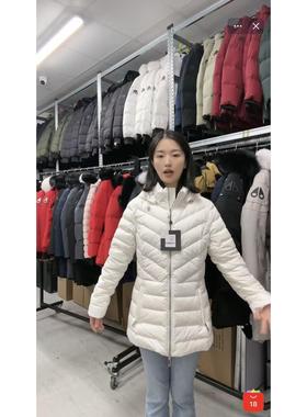 【惊！折扣】慕瑟纳可SHEARLING女款羽绒服小剪刀 白色轻薄款