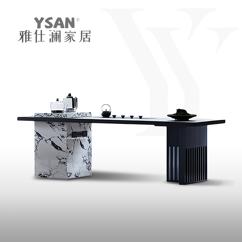 YSAN雅仕澜高端岩板茶台设计茶桌