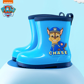 幼儿胶鞋 汪汪队儿童雨鞋 男童宝宝防滑雨靴女童学生下雨天防水水鞋