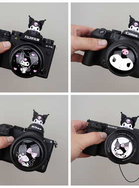 库洛米相机镜头盖热靴适用佳能R50富士XT50XM5尼康Z30索尼ZVE-10