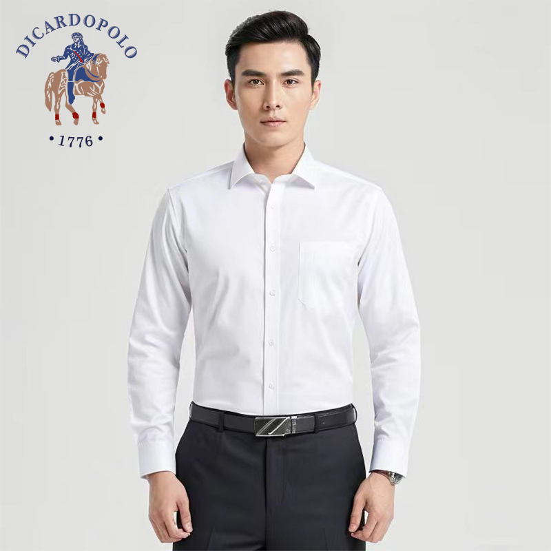 保罗新款免烫纯棉工装全棉正装