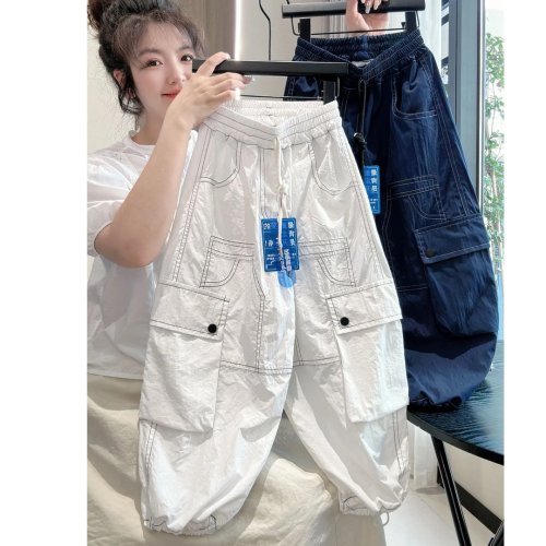 男童薄款透气休闲裤韩版工装裤