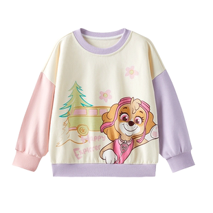 汪汪队童装女童卫衣春秋款2026新款长袖卫衣春装网红卫衣春季韩版