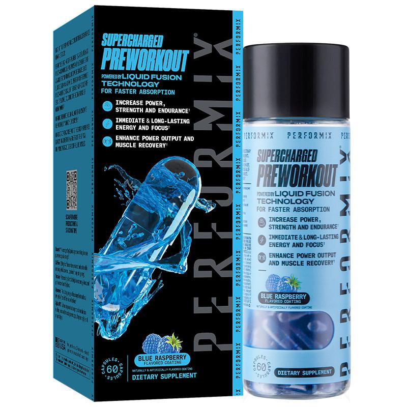 Performix普魅蓝魔液体胶囊60粒黑金魔黑魔夜黄魔氮泵能量爆发
