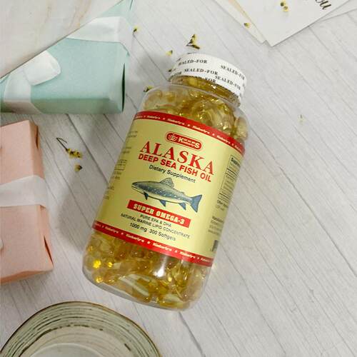 澳门美国康倍丽ALASKA阿拉斯加深海鱼油鱼肝油300粒进口