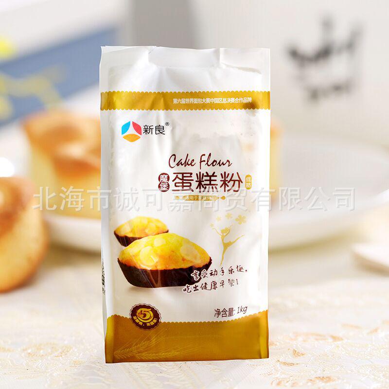 魔堡蛋糕粉1kg*10包整箱低筋粉饼干低筋面粉小麦面粉烘焙原料