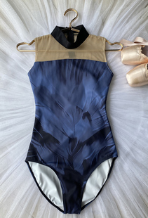 Modlatbal芭蕾舞印花连体体操服中国舞舞蹈练功服女基训服瑜伽服