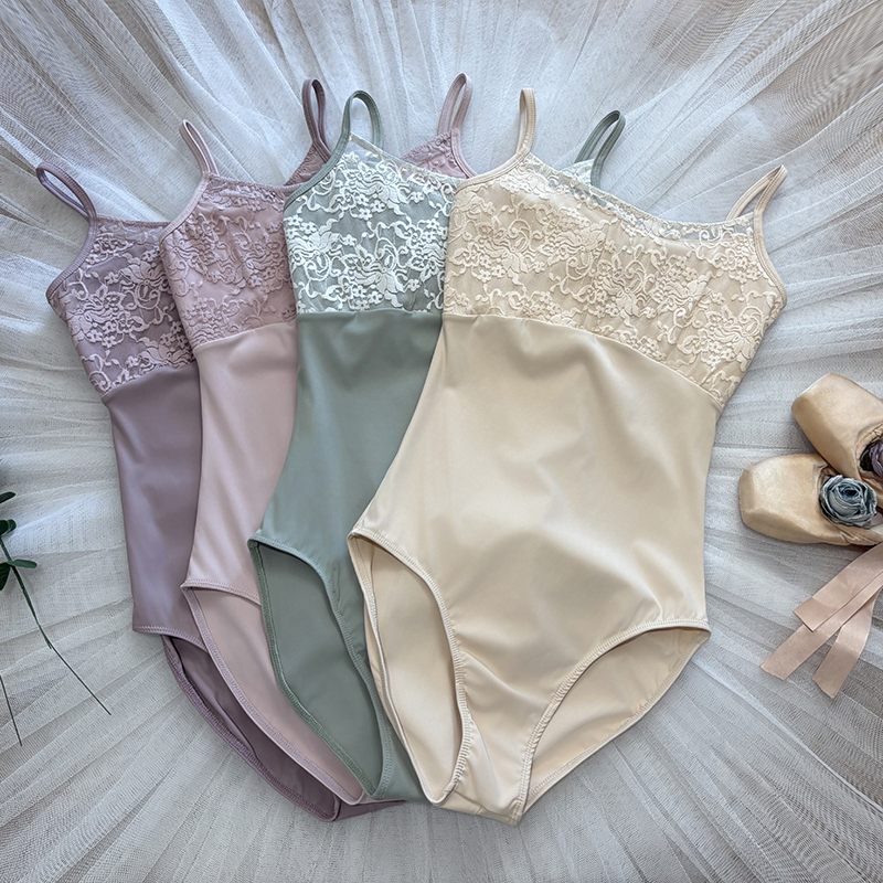 ModLatBal Dance芭蕾舞蹈服蕾丝连体服体操服瑜伽服空中练功服