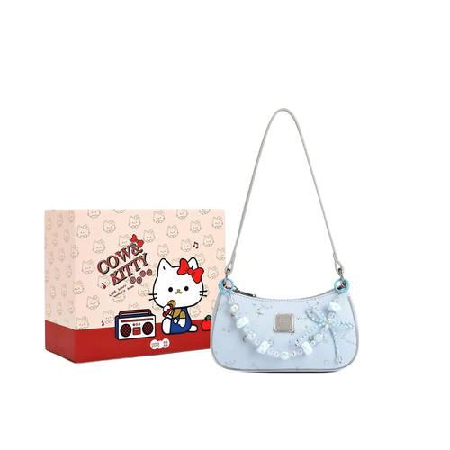 官网正品Cow&Kitty腋下包女包2026新款可爱新月形百搭手提斜挎包