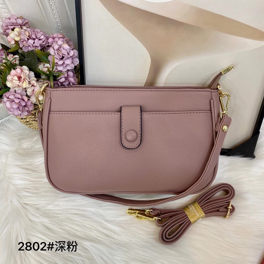 雅格莱诗新款女包2020牛皮腋下包小方包单肩斜挎包时尚休闲百搭包