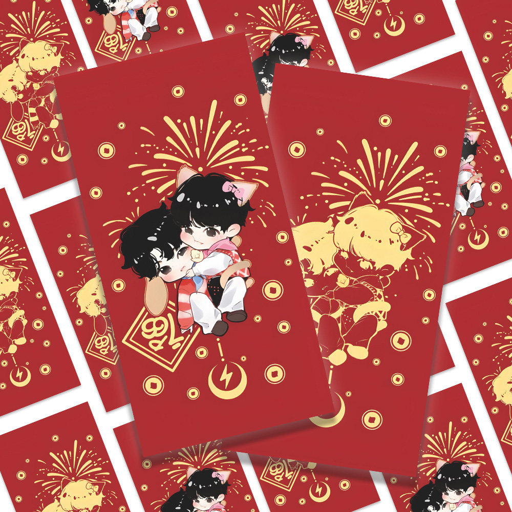 【雷朋新年红包小卡】雷朋周边卡通情侣合照新年红包小卡,文具电教/文化用品/商务用品,贺卡/明信片,淘宝优惠券,粉丝福利购,淘宝优惠卷