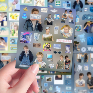 新款cortis拼贴马丁金主训严成玹安乾镐周边ins切膜手账贴纸装饰