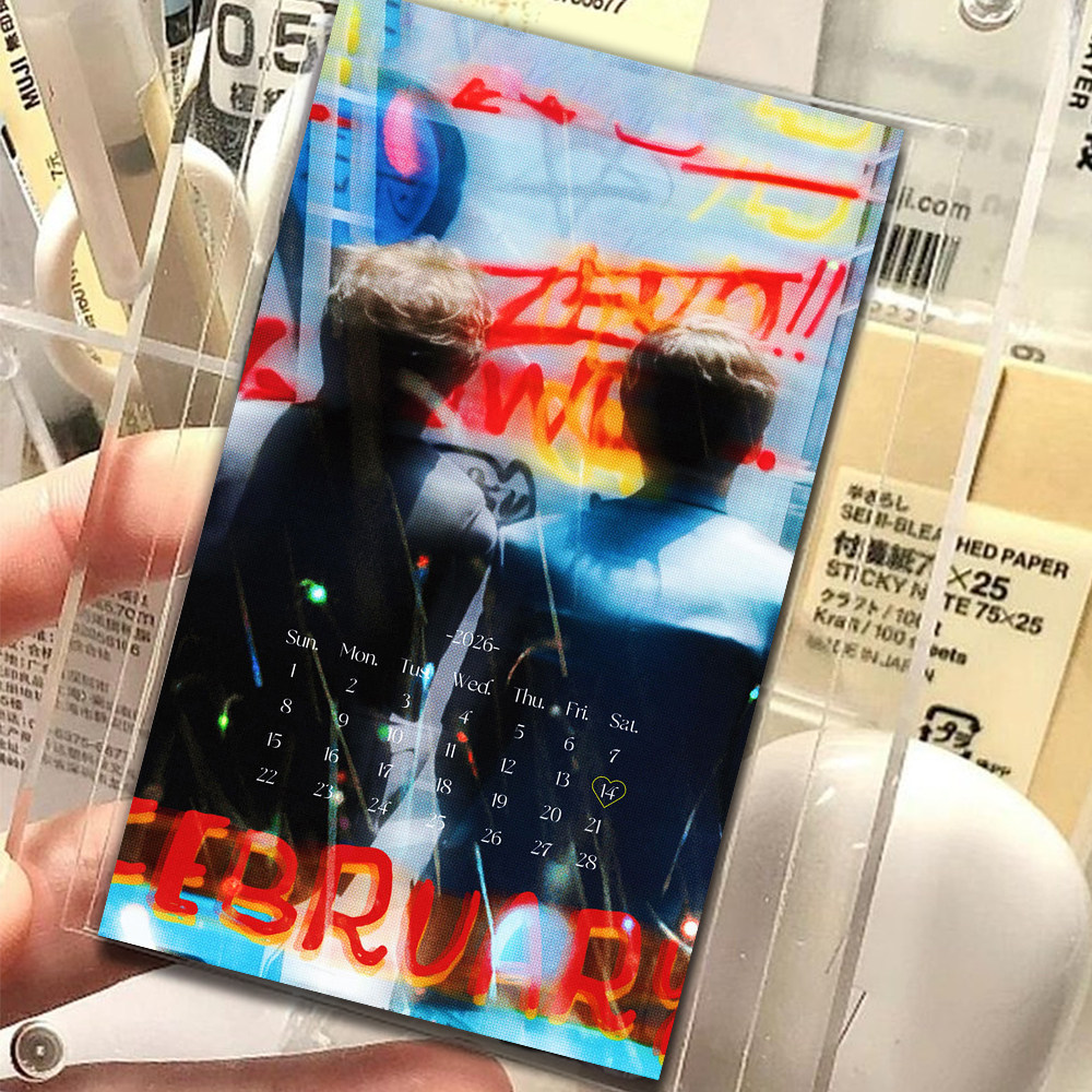 【36张雷朋月历拍立得小卡】粉丝周边物料2026田栩宁梓渝双人月历