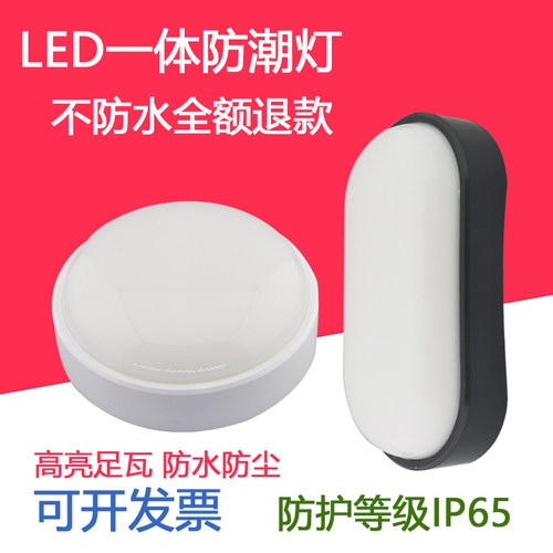 led防水防尘防潮防爆灯罩冷库浴室卫生间灯室外照明灯超亮三防灯 - 封面