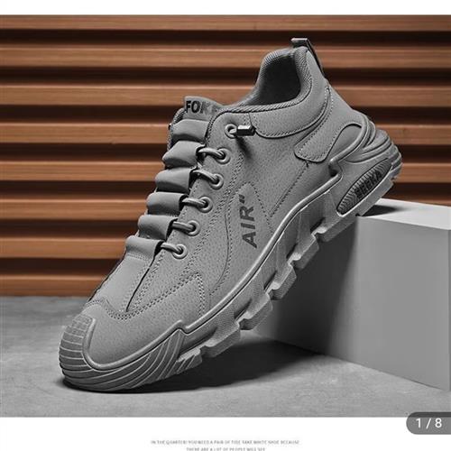 帕拉鞋男款2025新款真皮老爹鞋纽彩百货屋男士软底运动休闲男鞋子