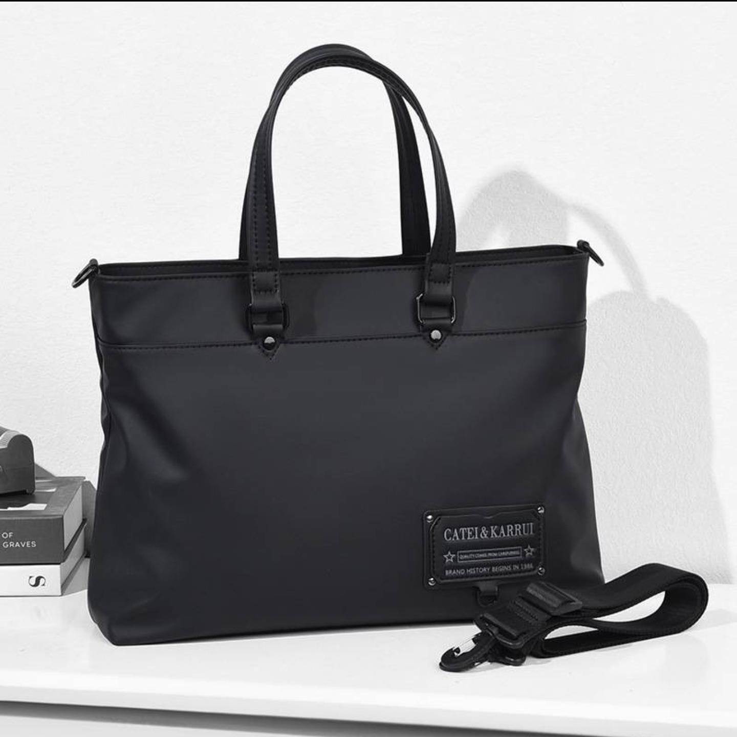 梦鲸好物男包新款男士大容量单肩斜挎包商务休闲手提公文包包