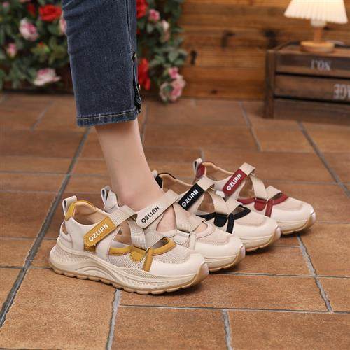 Parala Shoes Womens 2025新款官方旗舰店夏季多巴胺休闲凉鞋透气