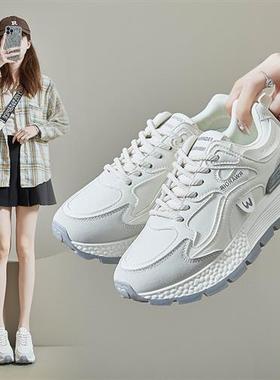 ins韩版新款老爹鞋女2025春季学生运动跑步鞋休闲厚底增高AD8802