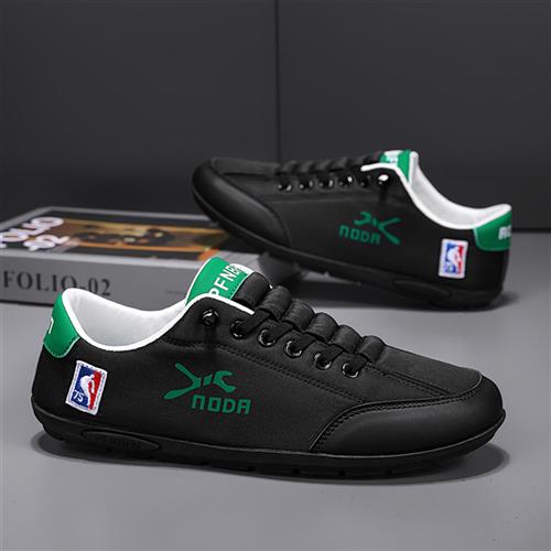 帕拉鞋男款2025新款飞行员运动休闲 鞋男士一脚蹬透气软底阿甘鞋