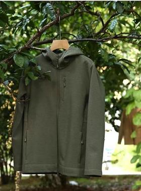 万翰邦服饰pseny男装意式轻奢抓绒外套天丝奥粒绒男女款连帽夹克