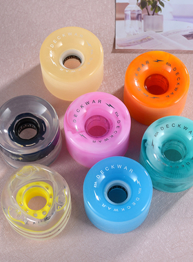 陆地冲浪板发光轮子滑板长板闪光专业透明减震刷街代步全能公路轮