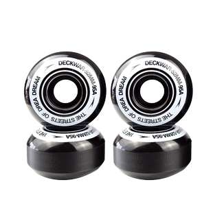 Deckwar双翘板专业动作轮刷街轮四轮滑板车线轮95A特技轮滑板轮子