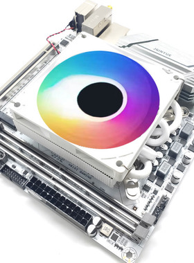 冰深12代1700静音超薄下压4铜热管CPU散热器AMDITX一体机风扇115X