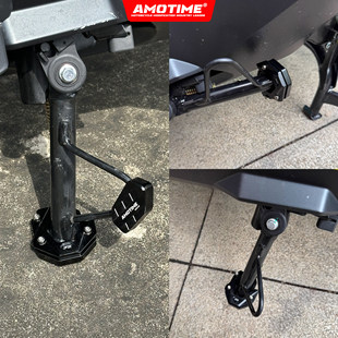 适用小牛电动FX  FXT pro 大师改装边撑垫加大加宽防滑脚垫铝合金