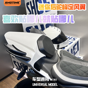 改装675SR/450SR/500RR/820RR 通用迷你粘贴竞技后驼峰定风翼配件