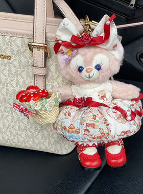 星黛露玲娜贝儿挂件着替公主风洛丽塔裙子替换装红色山茶花种磨菇