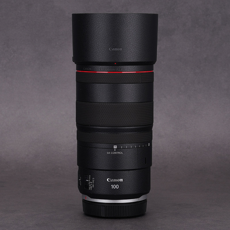 适用于佳能RF100mmF2.8USM微距镜头贴膜全包保护1002.8贴纸迷彩3M