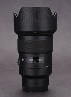 适用于适马50mmF1.4 ART DG HSM保护贴膜501.4镜头贴纸索尼E口3M