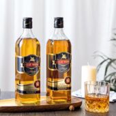 国产洋酒威士忌高度烈酒40度700ML高档白兰地酒酒吧夜场清吧调酒