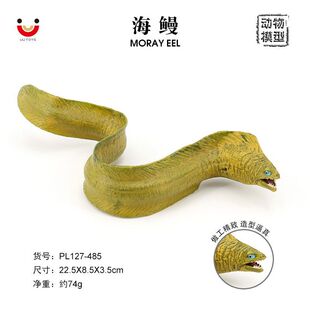 儿童仿真海洋动物玩具模型科教认知摆件礼物鳗鱼电鳗