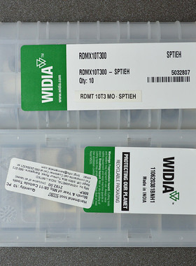 WIDIA威迪亚数控涂层铣刀片RDMT10T3MO SPTIEH现货供应推荐热卖