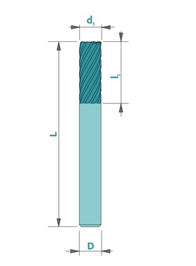 瑞士Vikings维根斯精加工多刃立铣刀 -30°/60°螺旋升角1