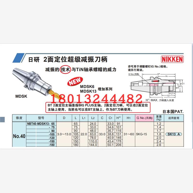 NBT40-MDSK1380日研NIEN