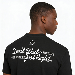 T恤夏季 COSSMOR 三本针休闲时尚 复古背后印花标语短袖 25SS美式