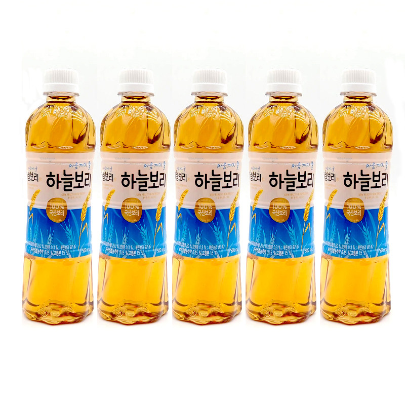 韩国进口500ml熊津大麦茶饮料