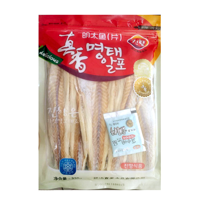 延边真香明太鱼朝鲜族特色食品特产明太鱼片原味开袋即食320g包邮