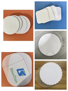 高密度雪弗板带槽PVC板手工DIY编织圆形底板多种形状尺寸定制