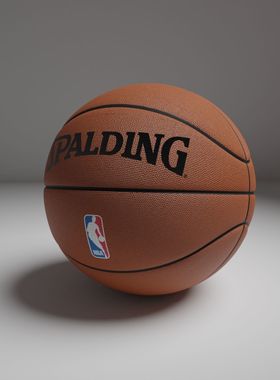 spald斯伯丁篮球3D模型含贴图obj/blender/fbx凹痕