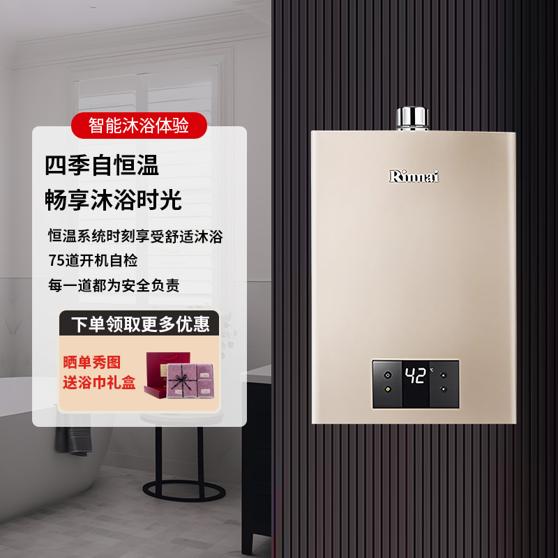 林内智能恒温恒温16升强排式