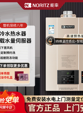 NORITZ/能率 GQ-16D2AFEXQ/20D2AFEXQ燃气热水器内置三管零冷水
